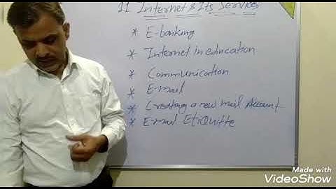 Class-7th,Computer Chapter-11,Internet & Its Services