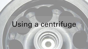 Using and balancing a centrifuge with an embedded quiz