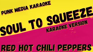 RED HOT CHILI PEPPERS ✴ SOUL TO SQUEEZE ✴ KARAOKE INSTRUMENTAL ✴ PMK