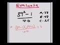 evaluate this expression