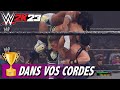 Dans vos cordres  comment raliser un attitude adjustment en 1 vs 2  trophe  succs wwe 2k23