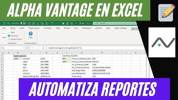 ✅¿Cómo Obtener data financiera a tiempo real con ALPHA VANTAGE en EXCEL? + POWER QUERY
