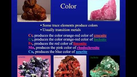12 Physical properties of minerals