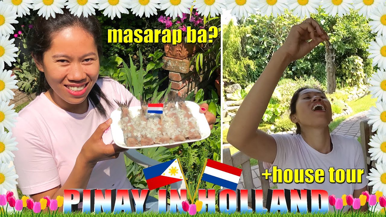 Filipina wife try to eat Herring | House Tour | Eating Mussels - YouTube