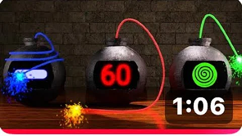 1 Minute Timer Bomb [3D TIMER - 3X] 💣 