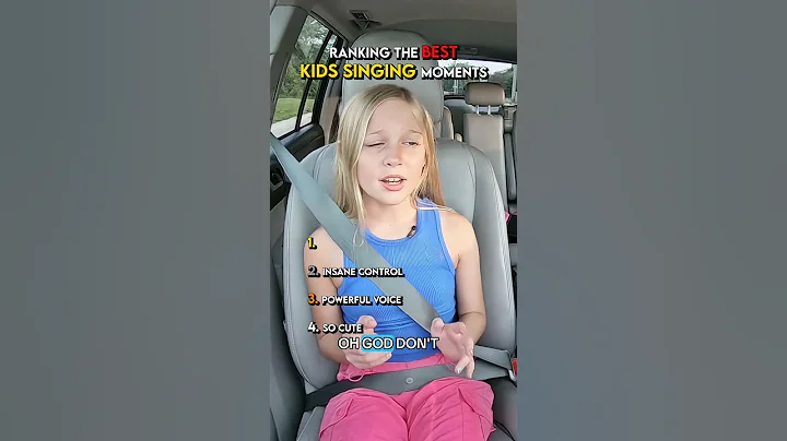ranking the best KIDS SINGING moments
