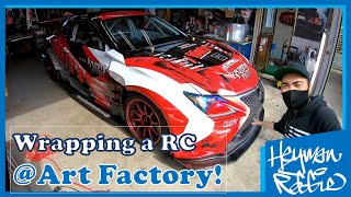 Art Factory! Kazama Auto Lexus RC F Sports all wrapped! New Livery!