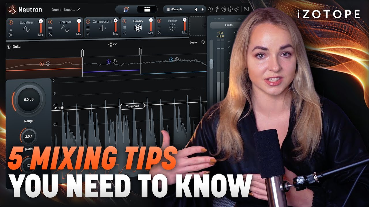 5 mixing tips you need to know with Neutron 5 | iZotope - YouTube