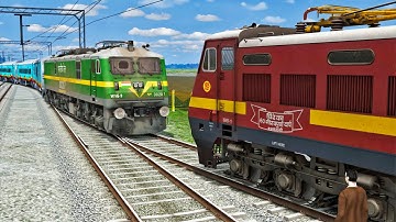 Two Trains at Same Track Due To Track & Signal Fault - Emergency STOP : Train Simulator