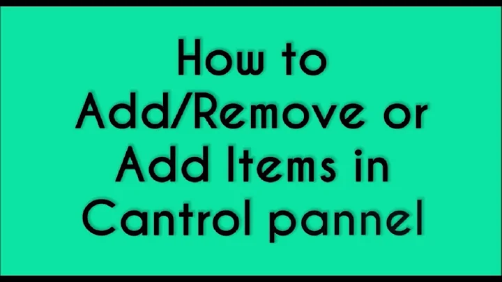 How to add cantrol pannel/pannel applets in ubuntu.