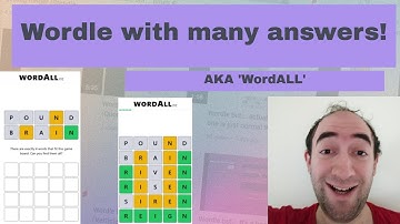 WordALL- Wordle with multiple answers! (25 Nov 23 puzzle)  #variant #wordgames #puzzle #speedsolving