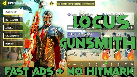 FASTEST SCOPE 💪 LOCUS BEST GUNSMITH BUILD | LOCUS Best Attachment Cod Mobile | Locus best loadout