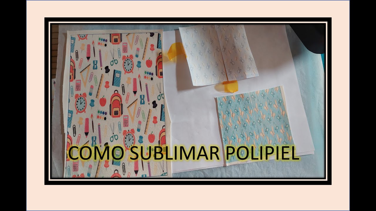 COMO SUBLIMAR POLIPIEL/ CUERINA 😱😱😱