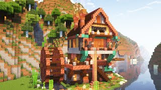 How to build Steampunk Fisherman´s House - Minecraft Tutorial