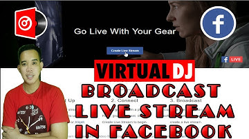 DJ KEVZ TV: VIRTUAL DJ BROADCAST LIVE STREAM IN FACEBOOK TUTORIAL / TAGALOG