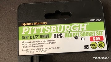 Hex bit (allen) socket set