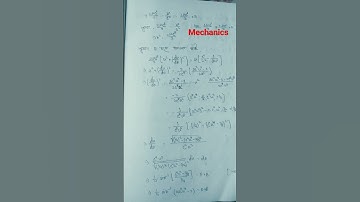 Mechanics / chapter - central force #shorts #short #honours #mathematics #honours3rdyear