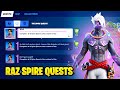 How to Complete All Raz's Spire Quests! (Fortnite Spire Challenges)