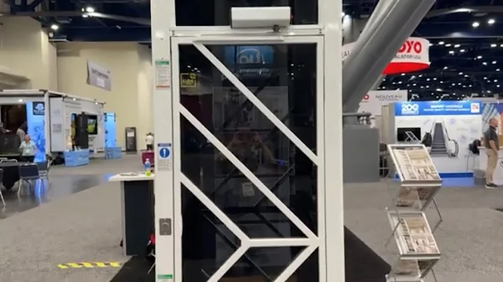 RARE Cube Shaped PVE Air-Pressured Elevator - NAEC 2025