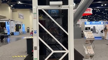 RARE Cube Shaped PVE Air-Pressured Elevator - NAEC 2025