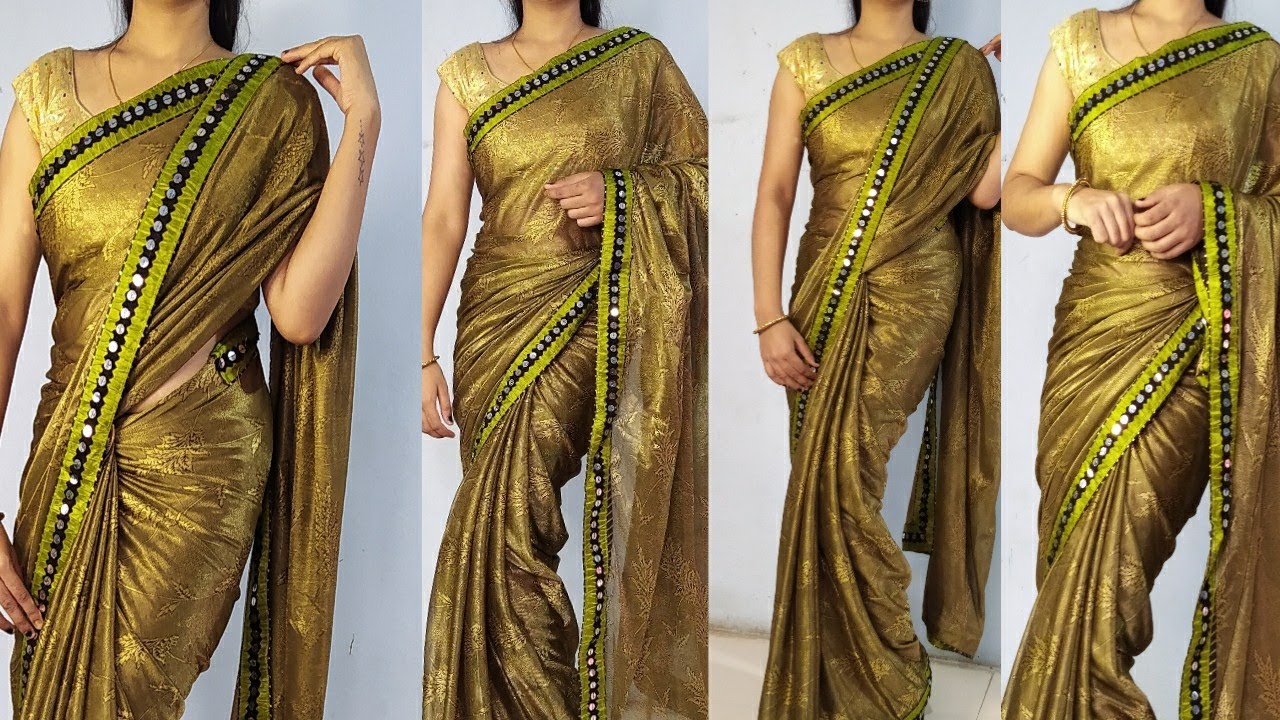 Open pallu dreapHow to wear saree in open pallu