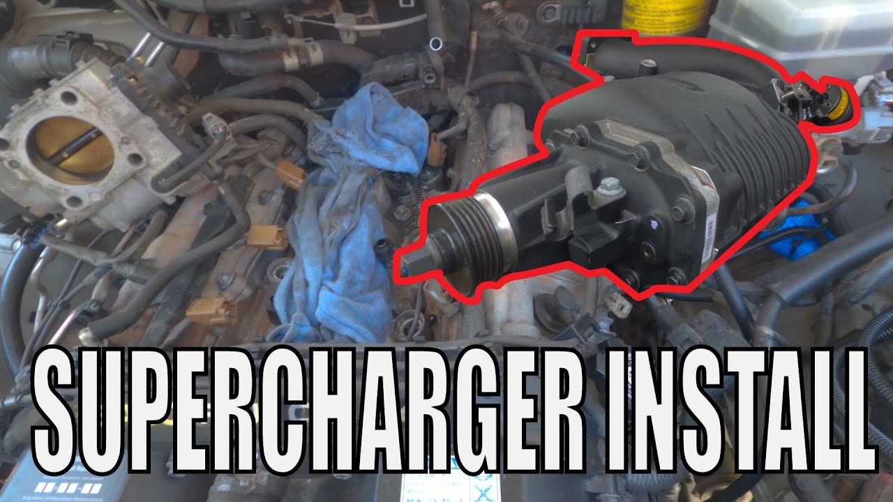 2002 4Runner 3rd Gen Supercharger Install Calibration Unit Dynamic Tensioner Fuel Injectors