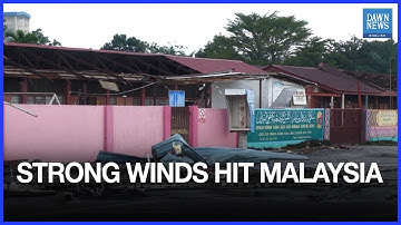 School, buildings heavily damaged after strong winds hit Malaysian district | Dawn News English
