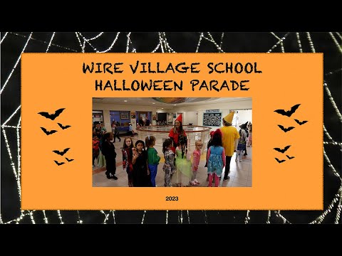 Wire Village School Halloween Parade 2023 - YouTube