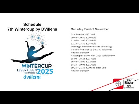 7th Wintercup 2025 22 11 2025 Leverkusen 