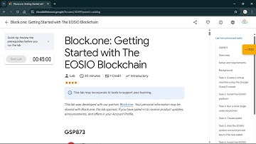 Block.one: Getting Started with The EOSIO Blockchain | #qwiklabs | #GSP873 #CLI