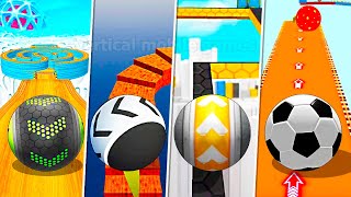 Going Balls vs GyroSphere Trials vs Going Racing Balls Master 3D vs Extreme Neo Ball Balancer 3D screenshot 2