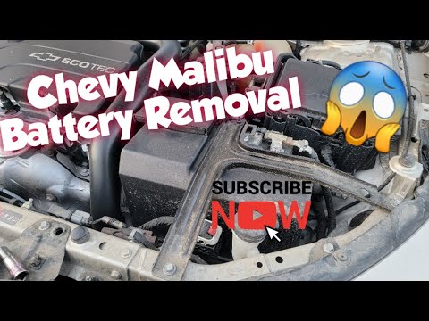 How to: Remove a Battery From a 2016 Chevrolet Malibu - YouTube