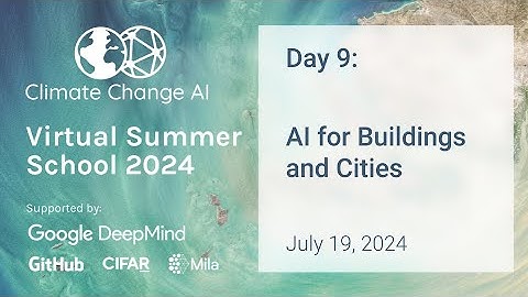 AI for Buildings and Cities