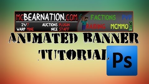 Photoshop | Animated Banner Tutorial