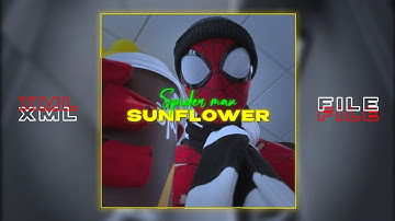 Sunflower _(Spider-Man: Into the spider-verse)xml file Link description Box #xmlpreset #trending