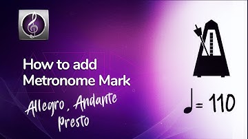 Skilled Sibelius - How to add metronome mark