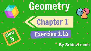 5th maths tamil Term 1 Chapter 1 ( Geometry ) exercise 1.1a TN samacheer class 5 maths 1.1 a