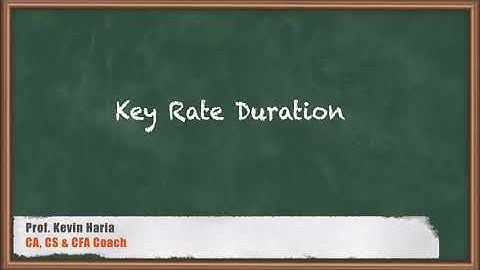 Key Rate Duration - Understanding Fixed Income Risk and Return - Fixed Income