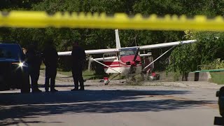 Small plane makes emergency landing on north-side street in San Antonio