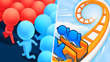 Satisfying Mobile Games 2023 - Count Masters, Runner Coaster, Number Master, Battery Run, A-Z Run...