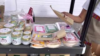 Local organic fair today in Pisco Peru