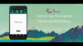 Android Studio Tutorial - Horizontal Scroll Menu