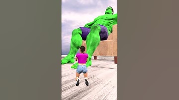 T-Rex Dino Chase Spider Man | Hulk Attack Dinosaur | King Kong Stop Hulk #dinosaurs #kingkong #hulk