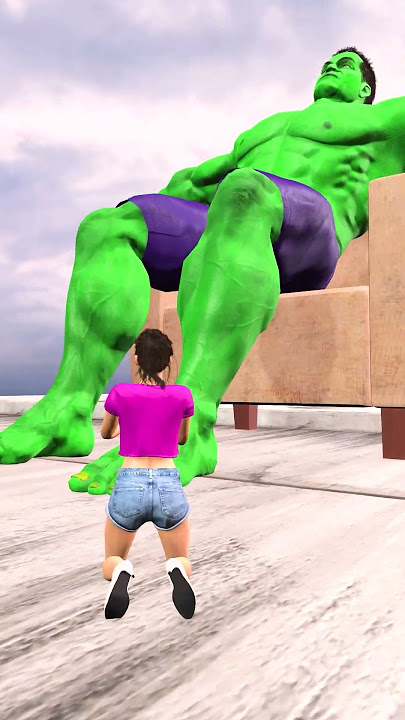 T-Rex Dino Chase Spider Man | Hulk Attack Dinosaur | King Kong Stop Hulk #dinosaurs #kingkong #hulk