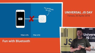 Niels Leenheer - Fun with Bluetooth - Universal JS Day 2018