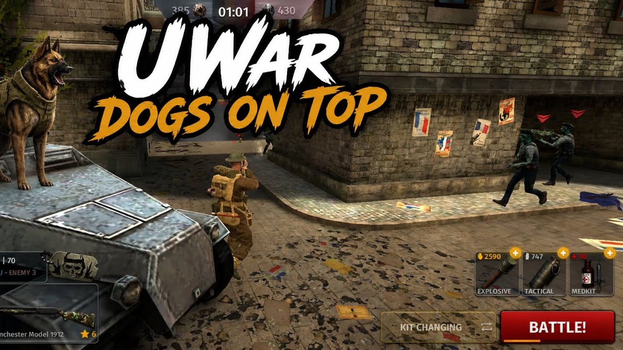 Uwar 4v4 Clan UWar 💪| Gentle in Lobby… Absolute Beasts in WW2 Combat 💀🔥 ...
