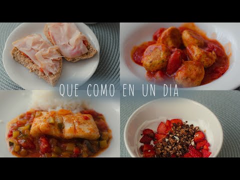 QUE COMO EN UN DIA SALUDABLE Y RICO| Recetas fáciles y rápidas | What I eat in a day