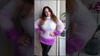 Fluffy Angora Sweater Turtleneck In Stock Angora 80, Link In Bio