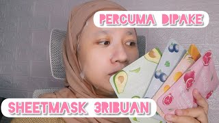 CARA PAKAI SHEETMASK YANG BENAR UNTUK MENCERAHKAN KULIT ( REVIEW BIOAQUA SHEETMASK ) VIRAL DI TIKTOK screenshot 3