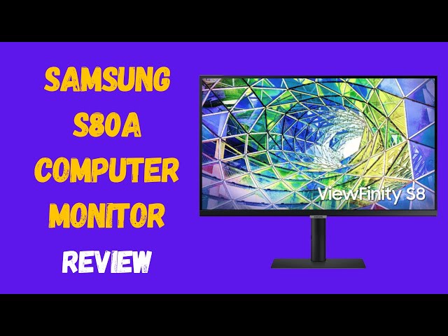 32” S80A UHD High Resolution Monitor - LS32A804NMNXGO